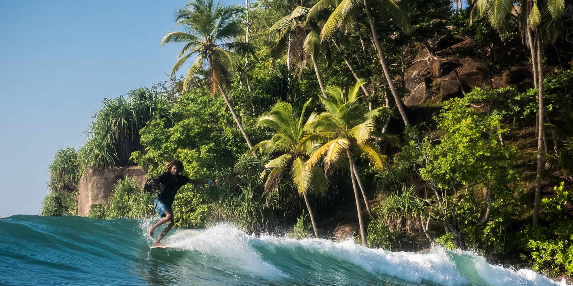 Surfing in Sri Lanka